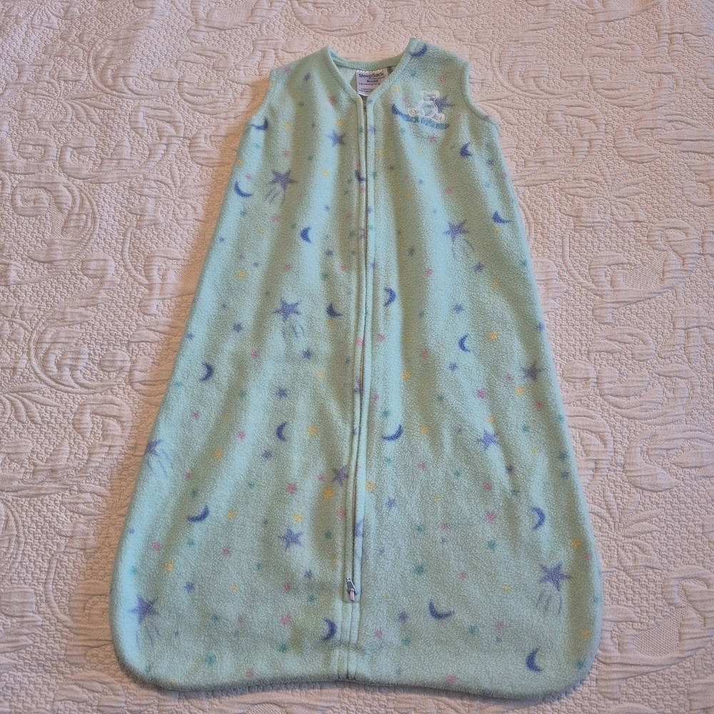 Halo baby 0-6 months light green wearable blanket, GUC